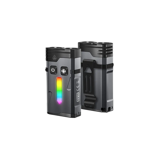 STEALTH EV10  FLASHLIGHT - 1100 High Lumens & RGB Atmosphere Light  Ultra-light EDC Flashlight With IP66 Waterproof
